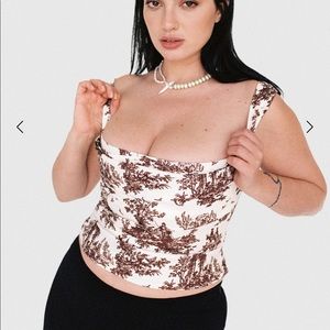 MIAOU IMOGENE CORSET TOP